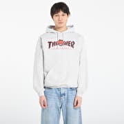 Thrasher x Spitfire Big Head Outline Hoodie Ash Grey