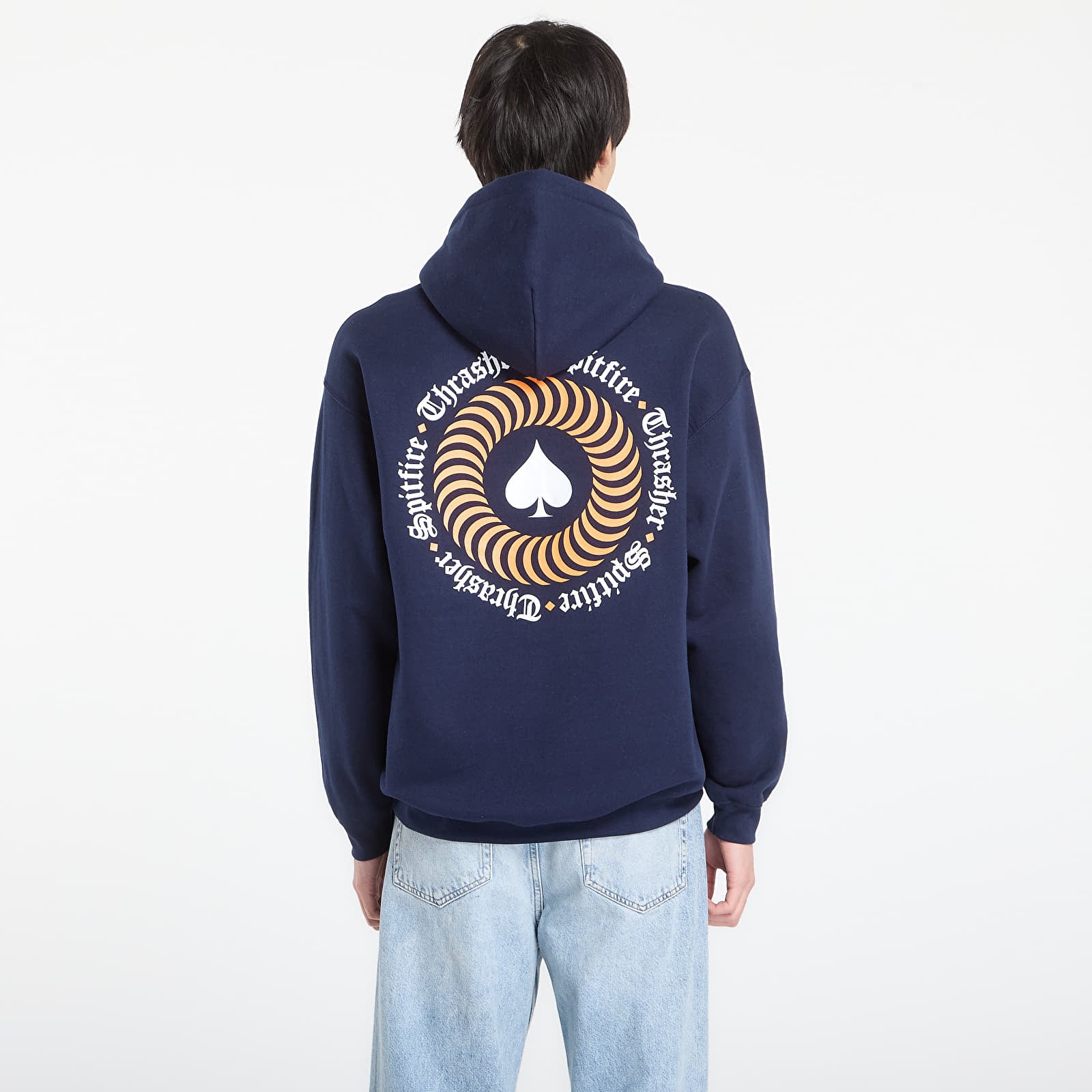 Hettegensere og sweatshirts Thrasher x Spitfire The End Oath Hoodie Navy
