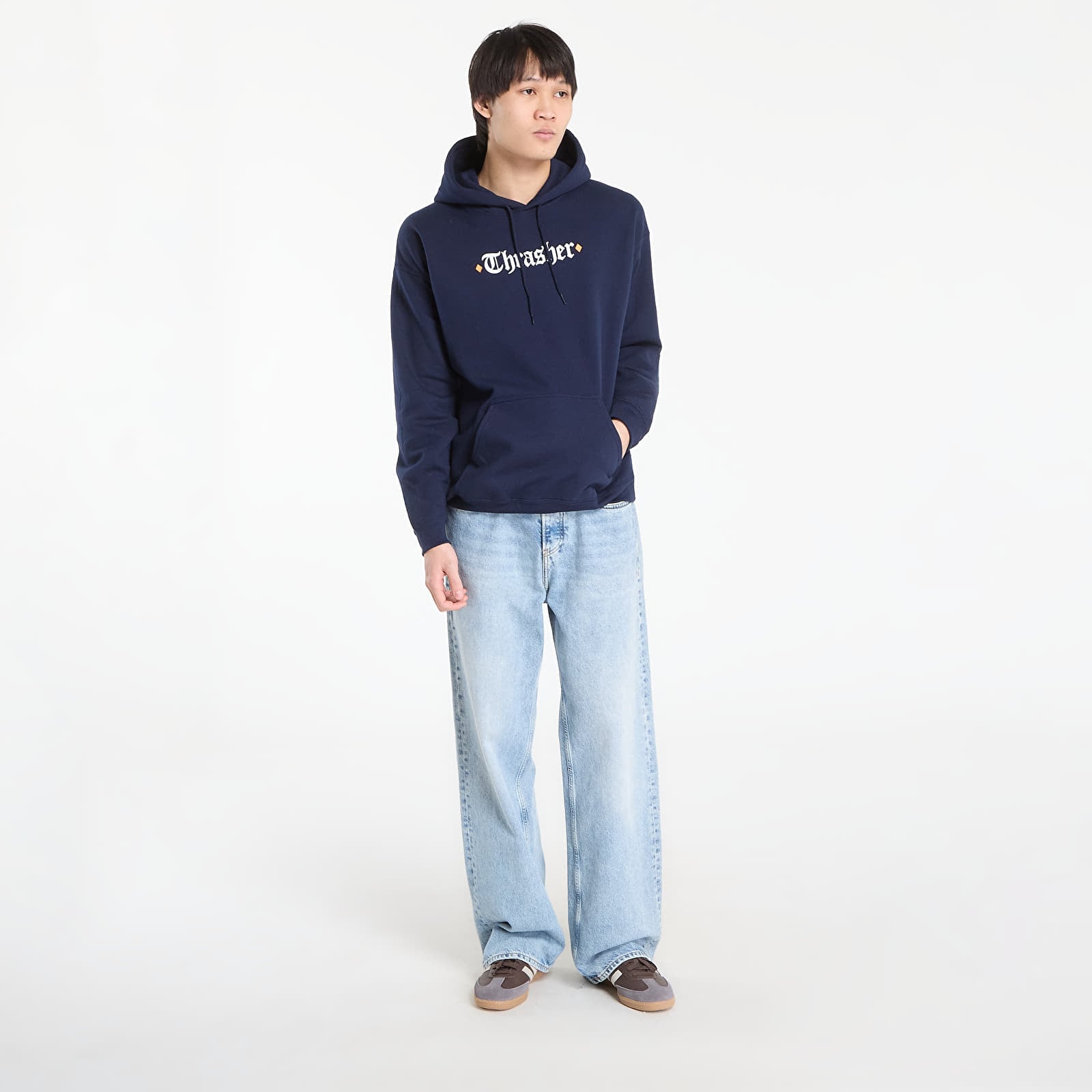 Hettegensere og sweatshirts Thrasher x Spitfire The End Oath Hoodie Navy