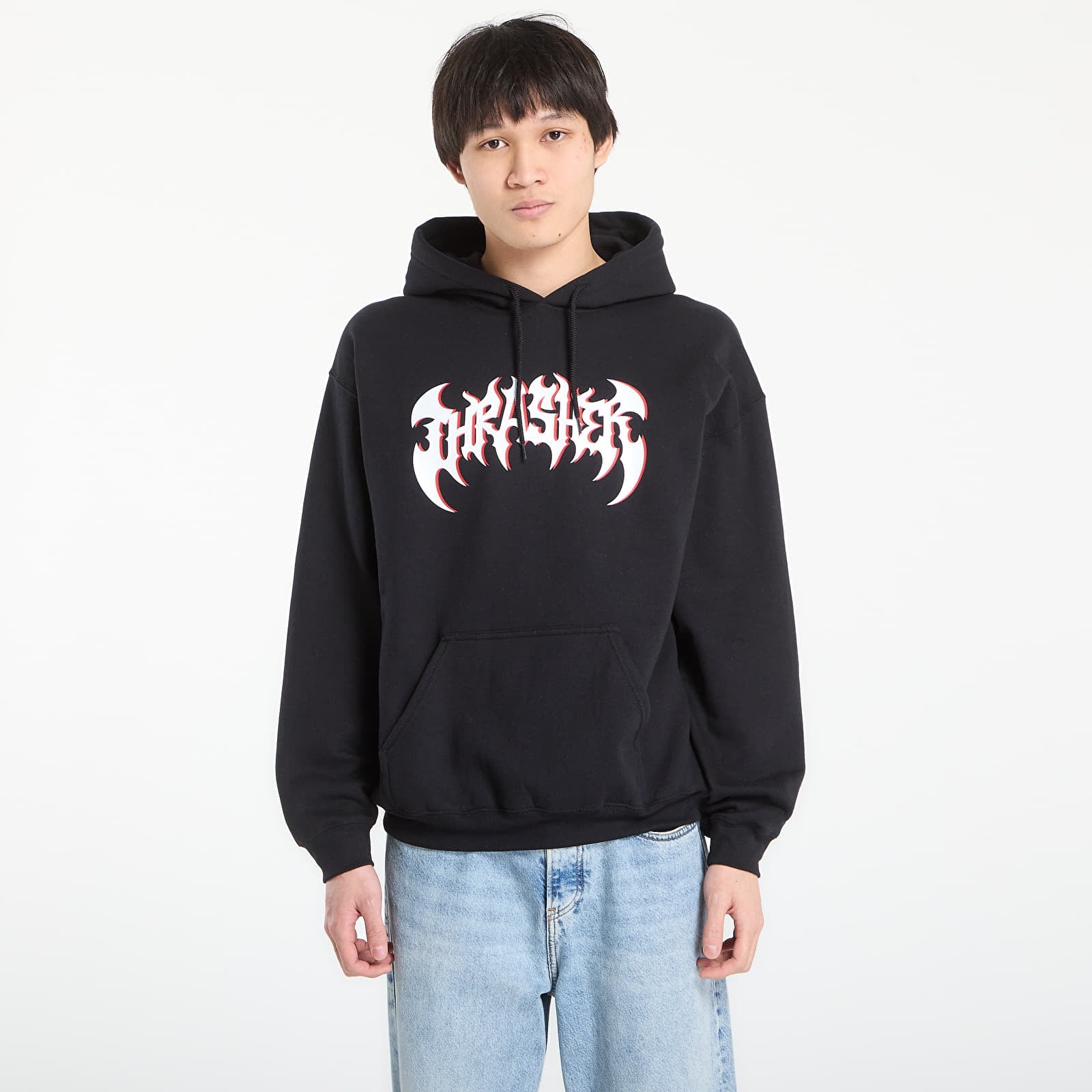 Hanorace Thrasher Heavy Metal Hoodie Black