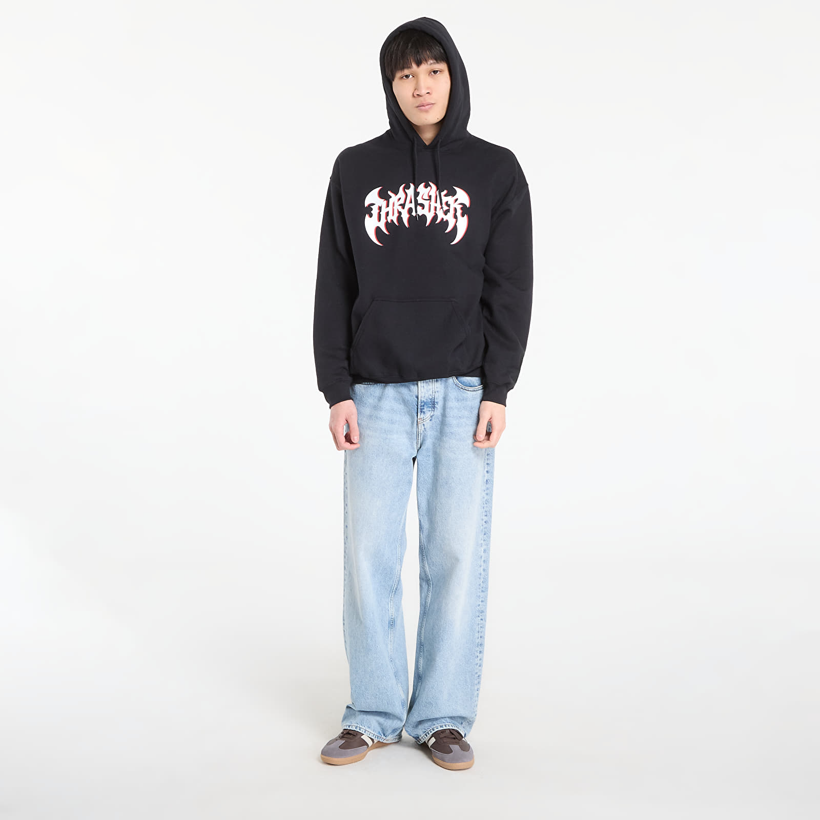 Hanorace Thrasher Heavy Metal Hoodie Black