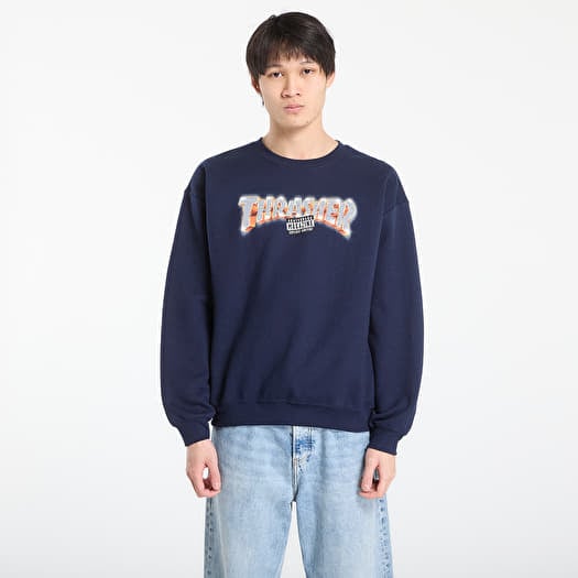 Φούτερ Thrasher Explicit Crewneck Navy