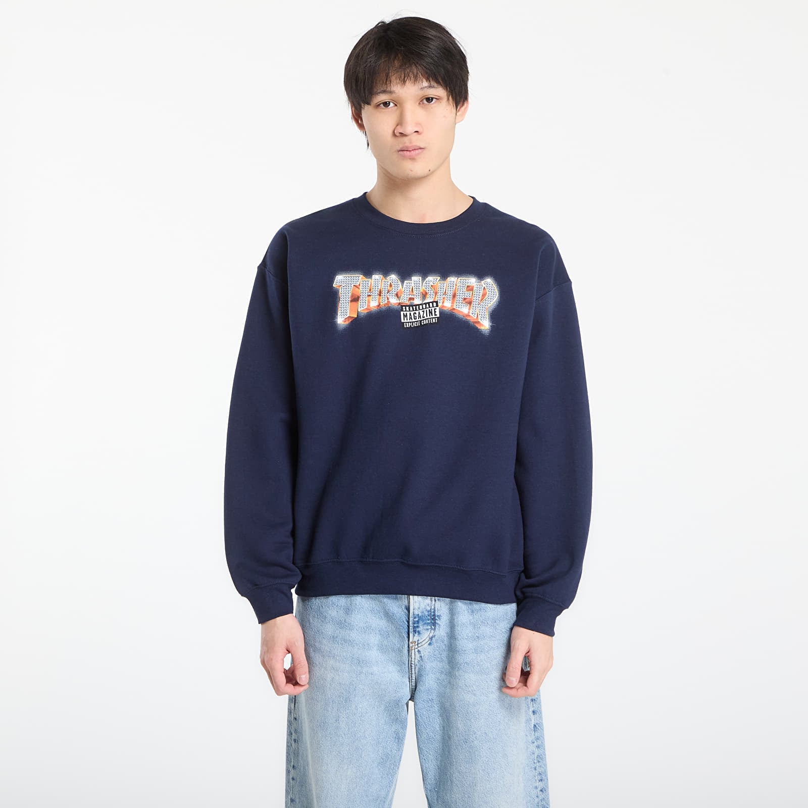 Hettegensere og sweatshirts Thrasher Explicit Crewneck Navy