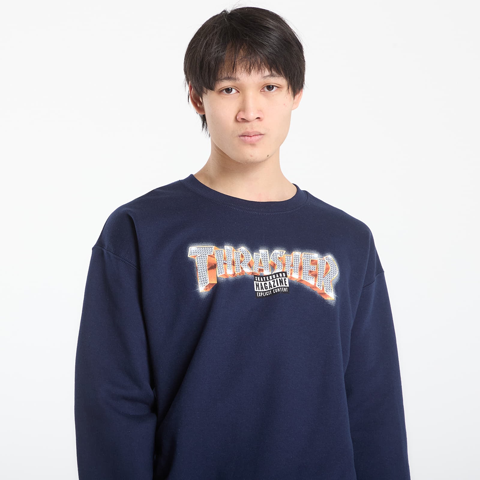 Hettegensere og sweatshirts Thrasher Explicit Crewneck Navy