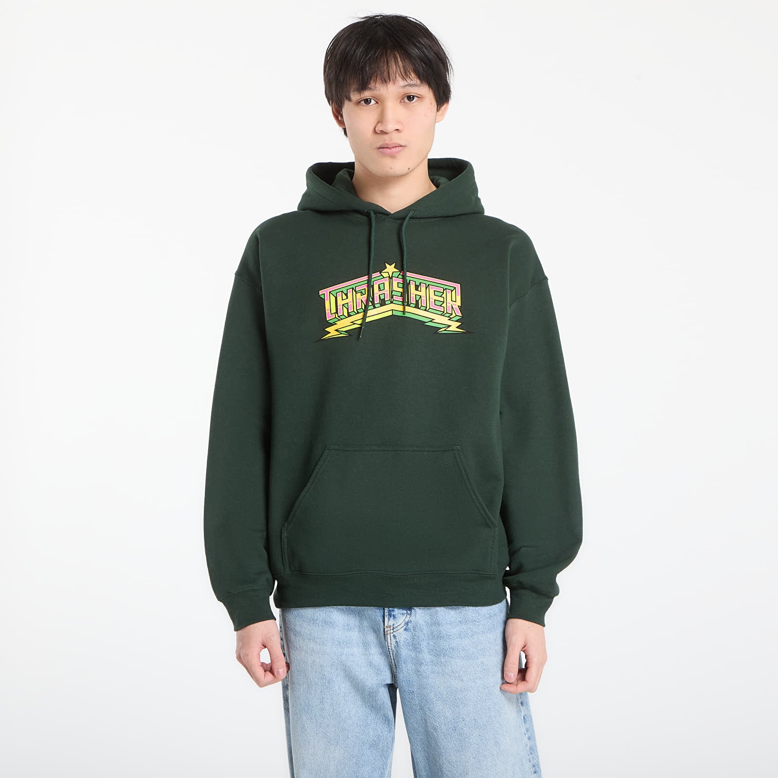 Hættetrøjer og sweatshirts Thrasher Luchadora Hoodie Forest Green