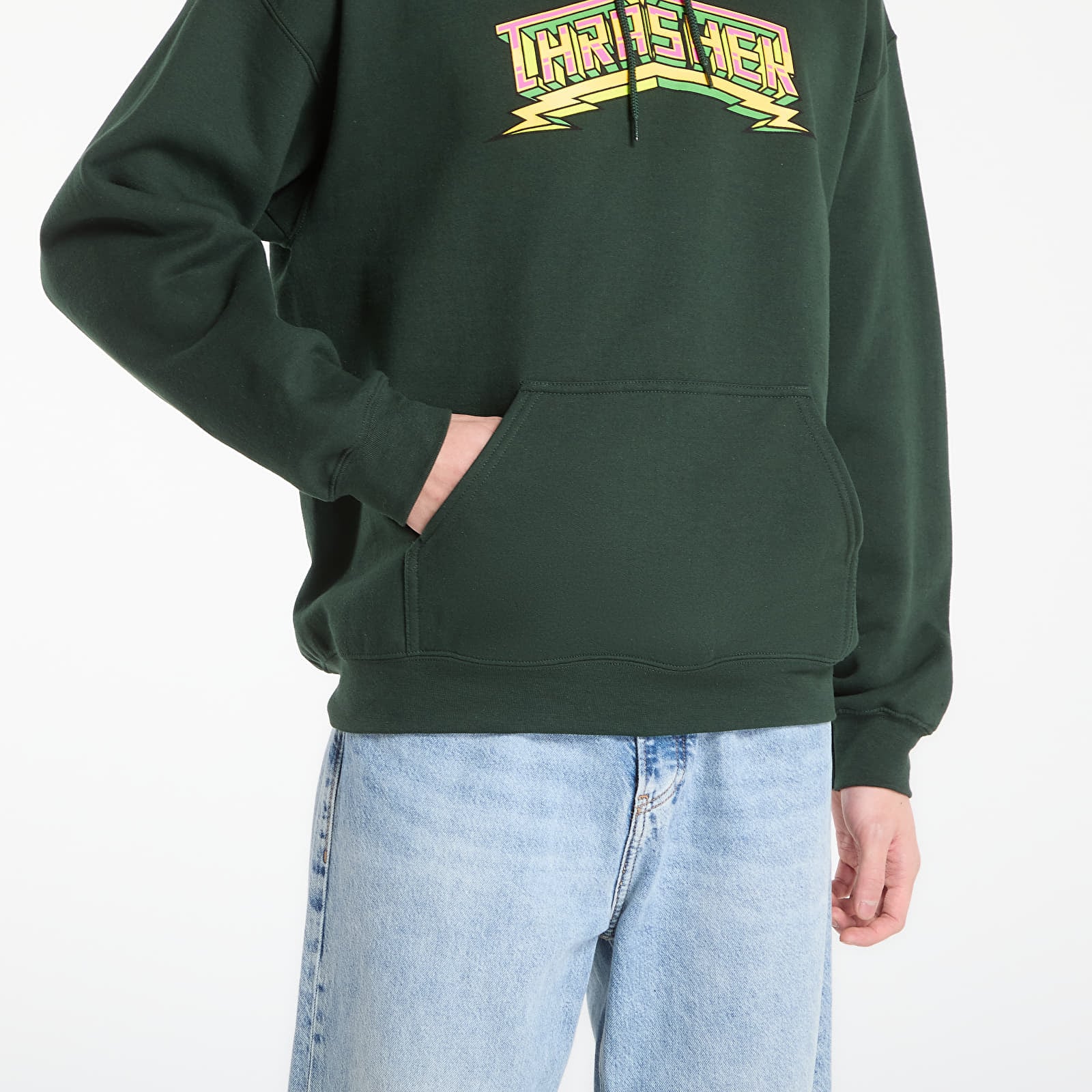Hættetrøjer og sweatshirts Thrasher Luchadora Hoodie Forest Green