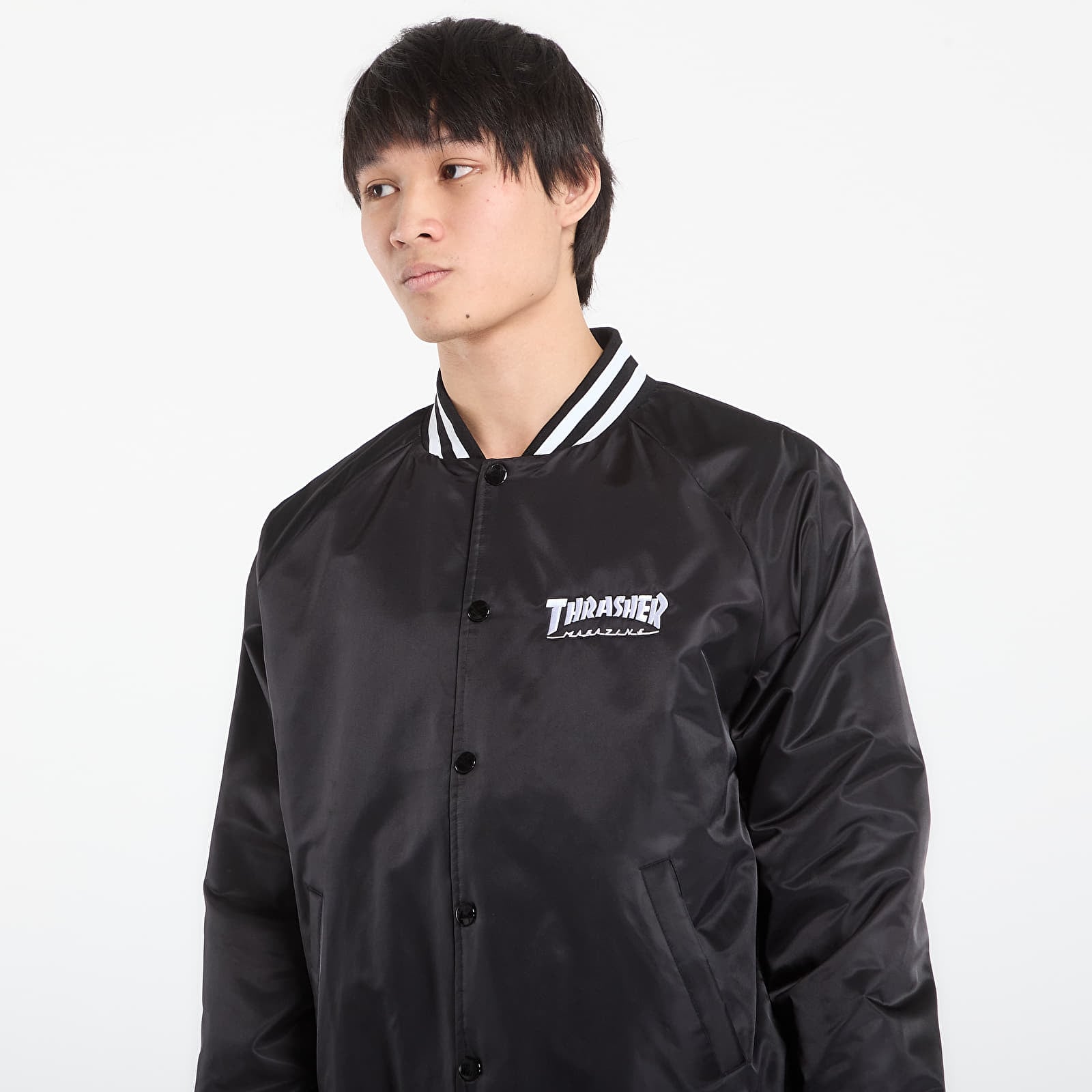 Jakne Thrasher Mag Logo Dugout Jacket Black/ White