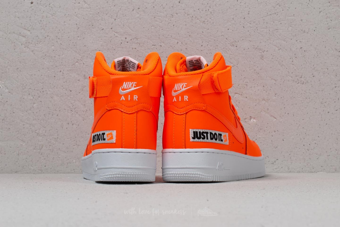 Women s shoes Nike Wmns Air Force 1 Hi LX Leather Total Orange Total Orange Footshop