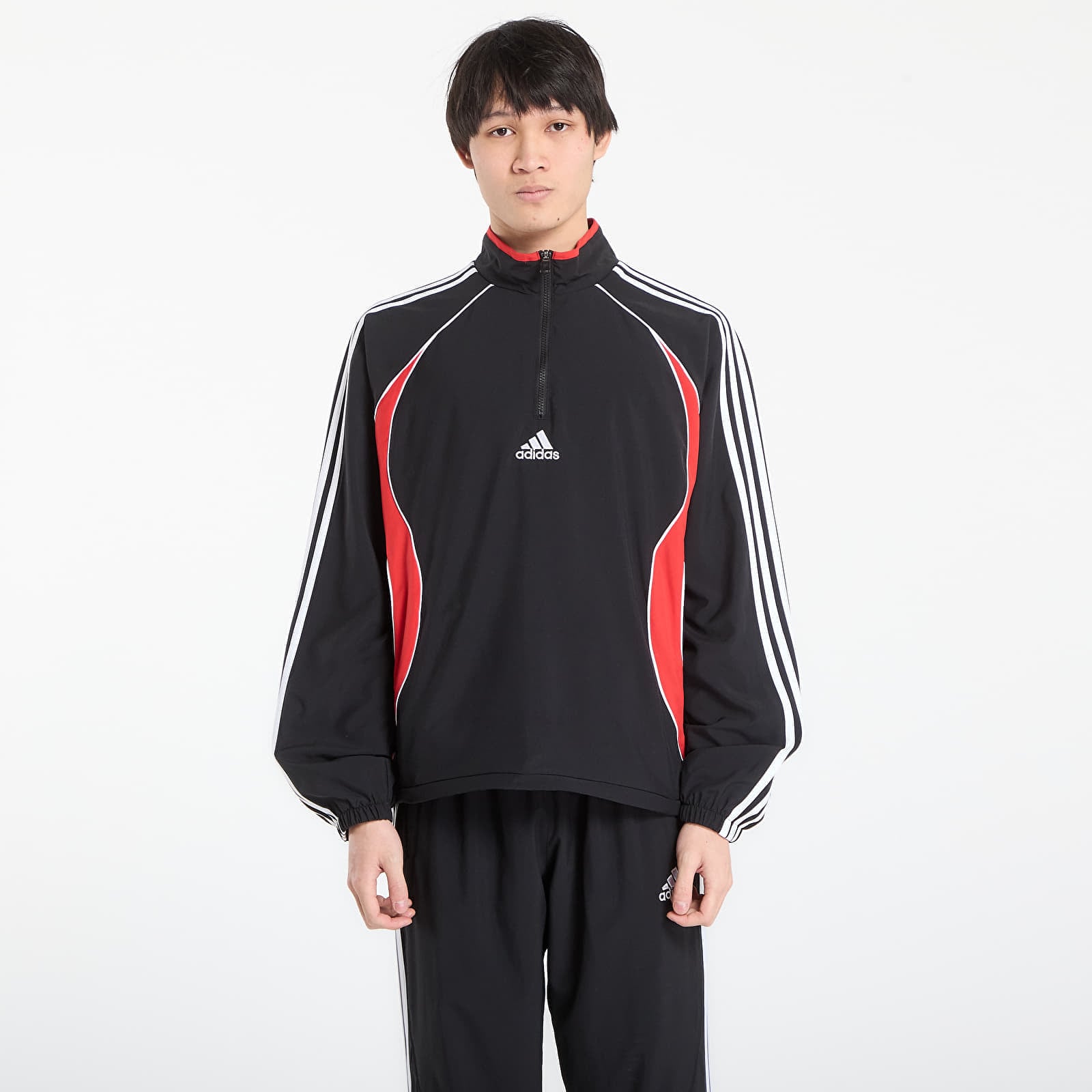 Sweatshirt adidas Teamgeist Hz Black/ Better Scarlet XL
