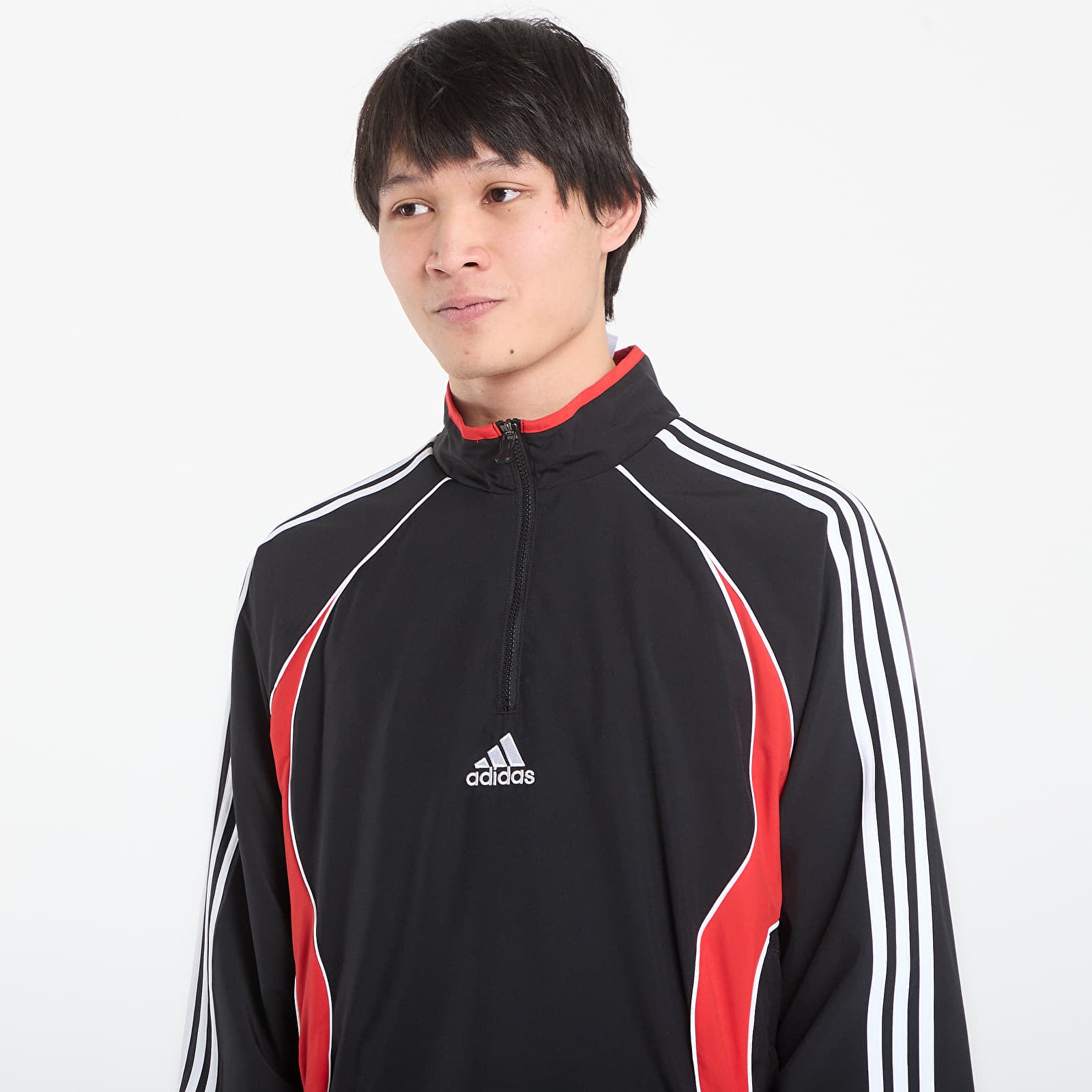 Hoodies and sweatshirts  adidas Teamgeist Hz Black/ Better Scarlet
