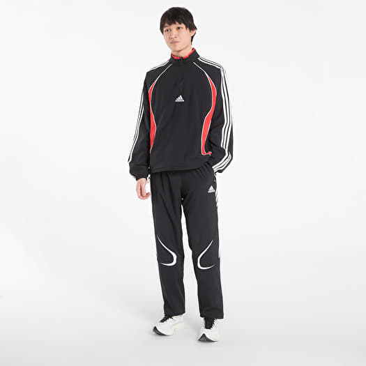 Hoodies and sweatshirts adidas Teamgeist Hz Black/ Better Scarlet