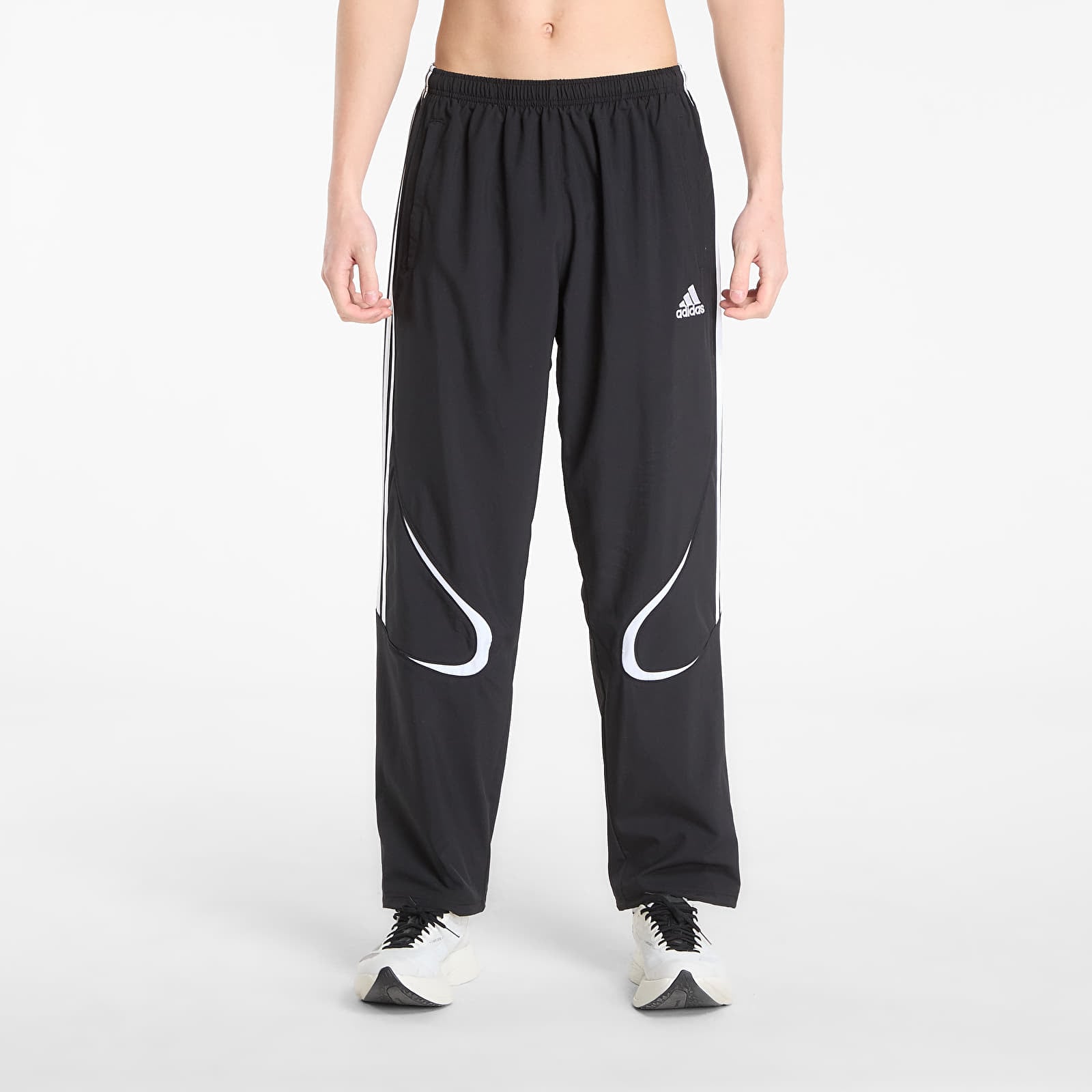 Tepláky adidas Teamgeist Track Pants Black/ Black/ White