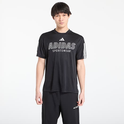 Тениска adidas M Tiro Wm Tee Black/ White