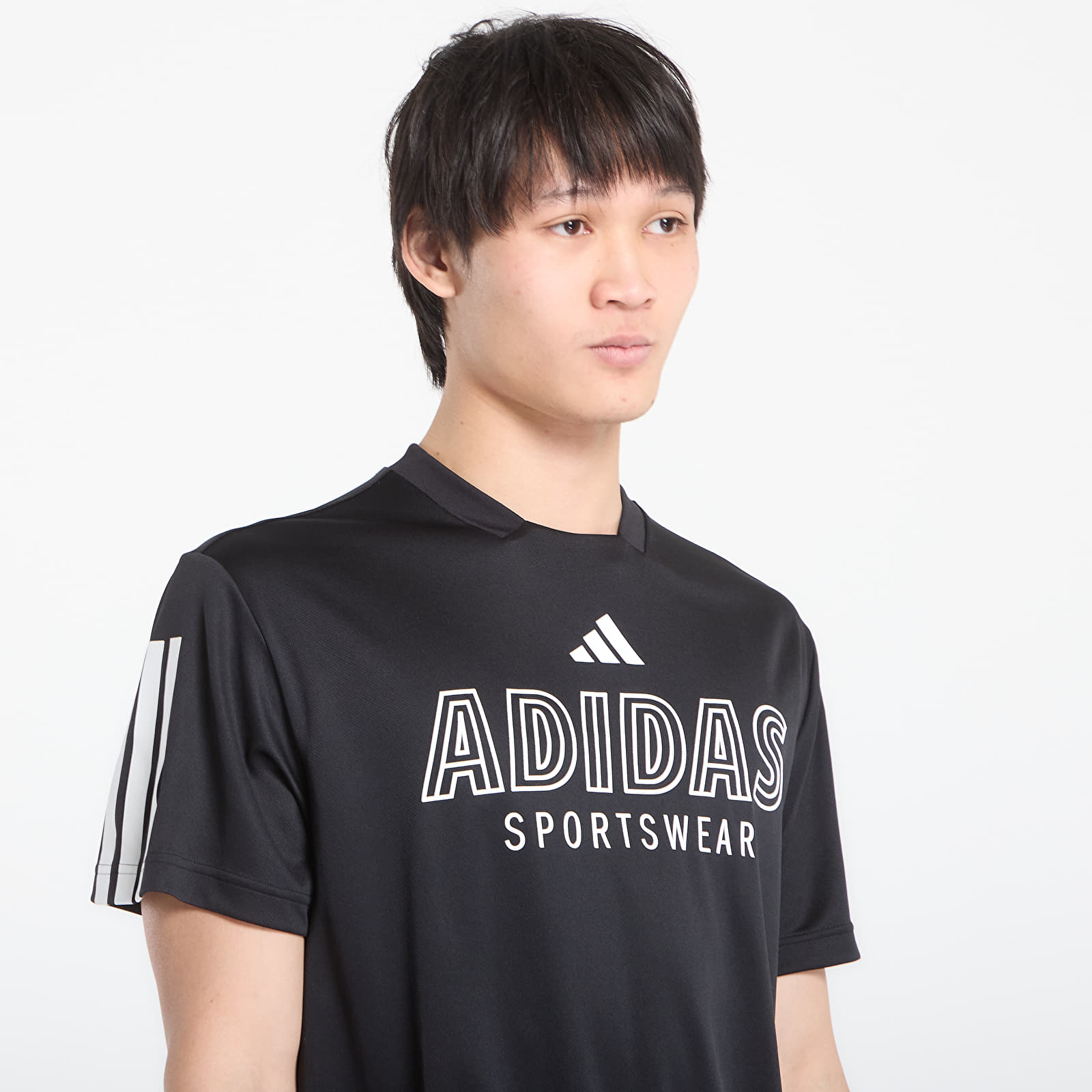 T-shirts adidas M Tiro Wm Tee Black/ White
