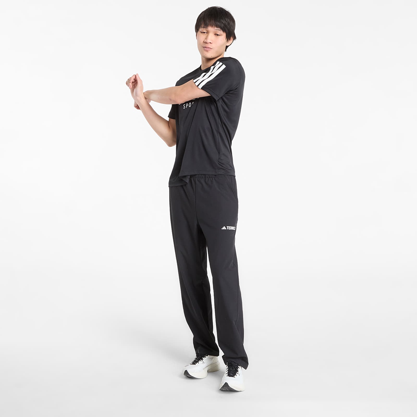 T-shirts adidas M Tiro Wm Tee Black/ White