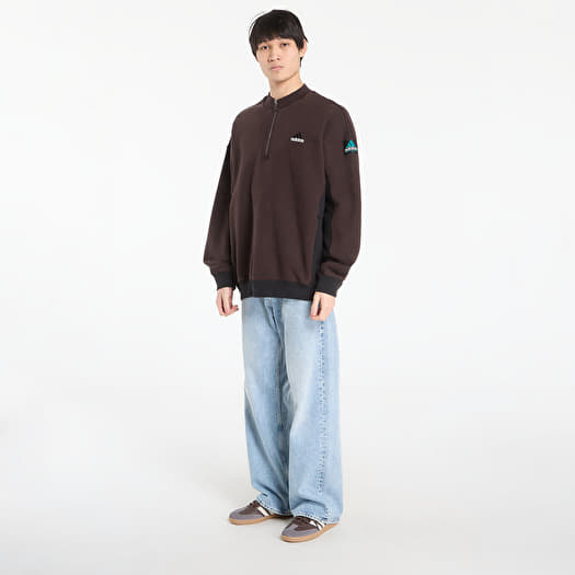 adidas Equipment Blocked Half-Zip Aurora Coffee | Footshop