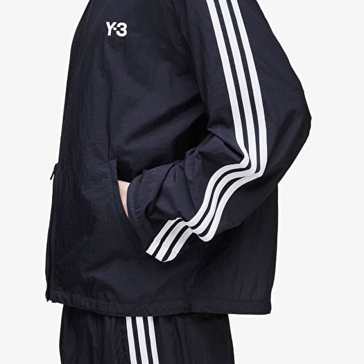 Jackets Y-3 Nylon Wired 3 Stripes Track Top Black (KF1085) | Footshop