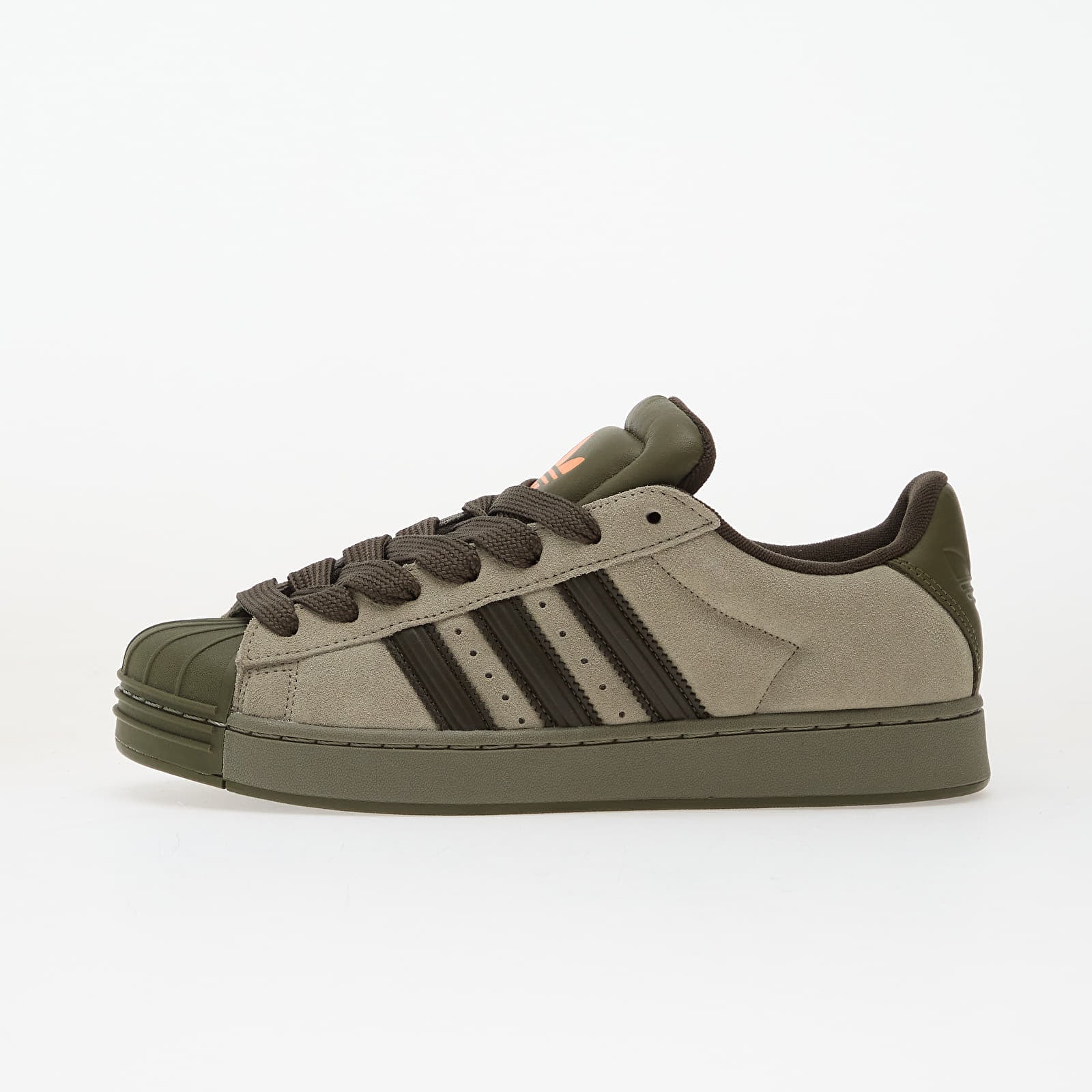 Pánské tenisky a boty adidas Superstar St Silver Pebble/ Shale Olive/ Olive Strata