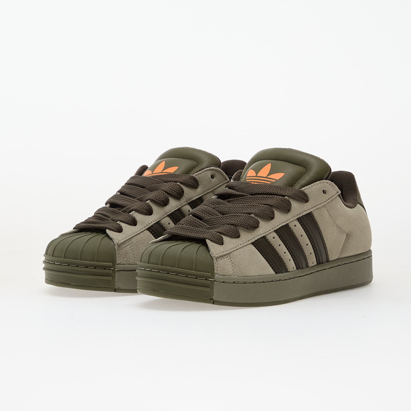 Pánské tenisky a boty adidas Superstar St Silver Pebble/ Shale Olive/ Olive Strata