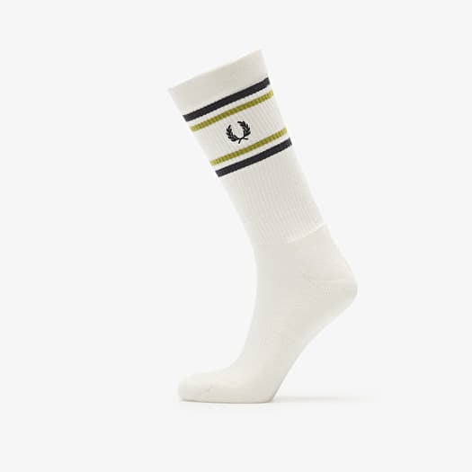 Socken FRED PERRY Ribbed Sports Sock Light Ecru