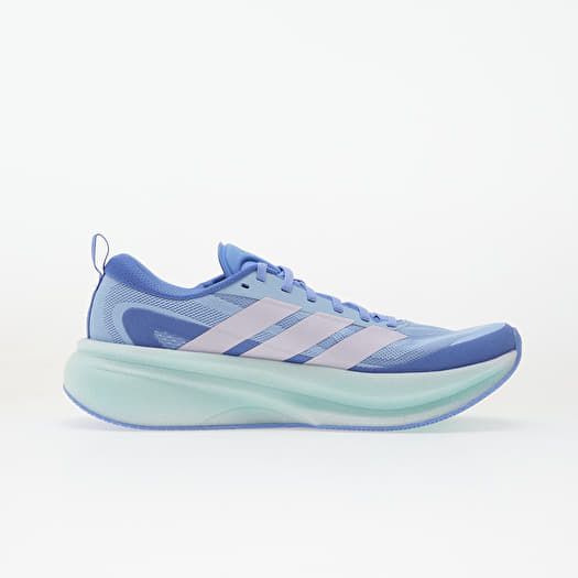 adidas gazelle silver green womens adidas Adizero Evo SL Shoes - Women's - Glow Blue / Silver / Cloud White main image 0