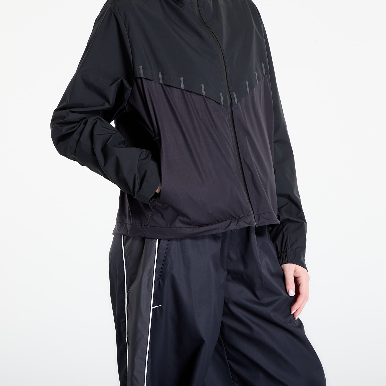 Jakker Nike AeroSwift Aerogami Women's Storm-FIT Running Jacket Black/ Black