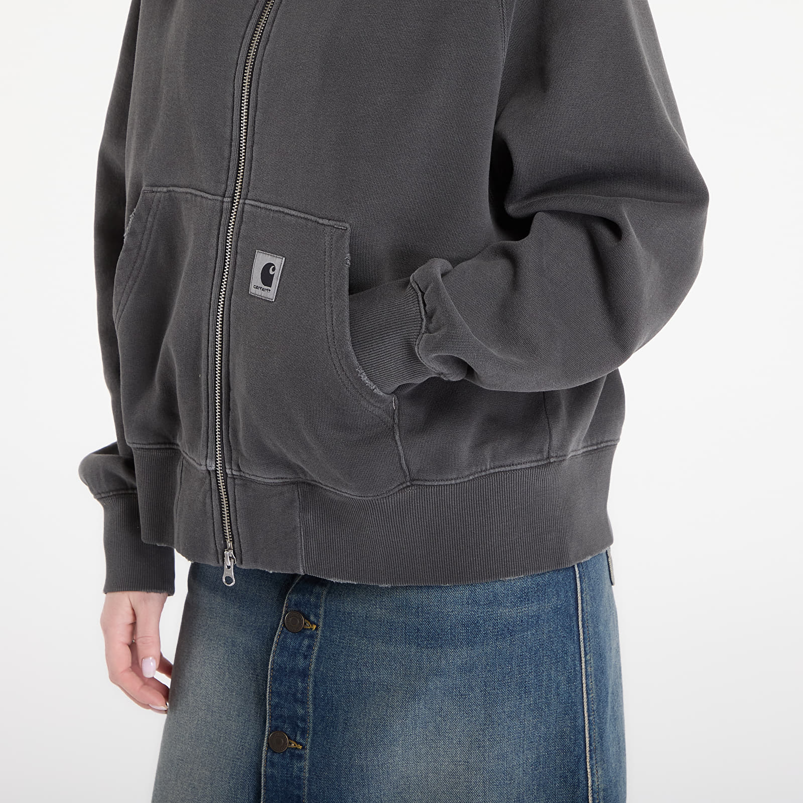 Hettegensere og sweatshirts Carhartt WIP W' Hooded Torion Jacket Black