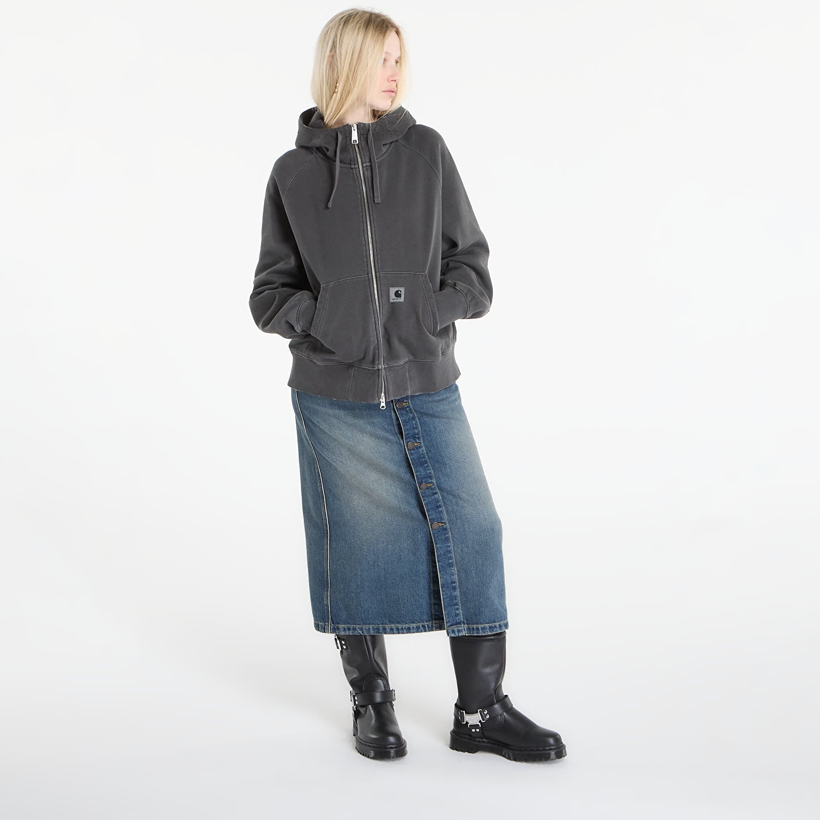 Hettegensere og sweatshirts Carhartt WIP W' Hooded Torion Jacket Black