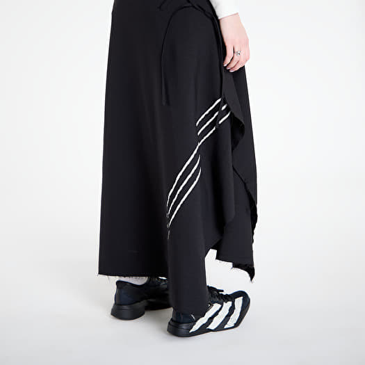 Skirts Y-3 Sport Uniform Raw Cut 3 Stripes Skirt Black (KF1191