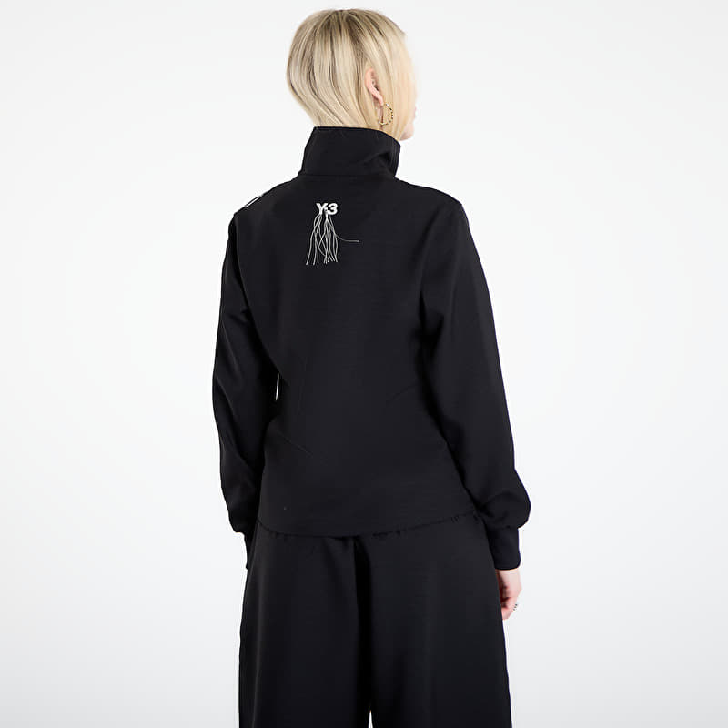 Jackets Y-3 Sport Uniform Raw Cut 3 Stripes Track Top Black/ Black