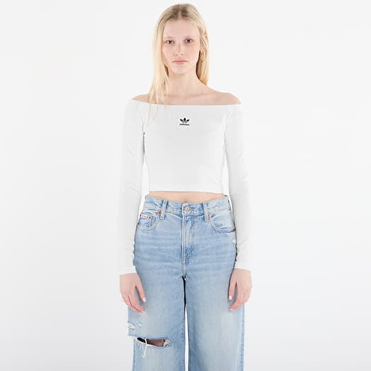 Majica adidas Ess Rib Ls White