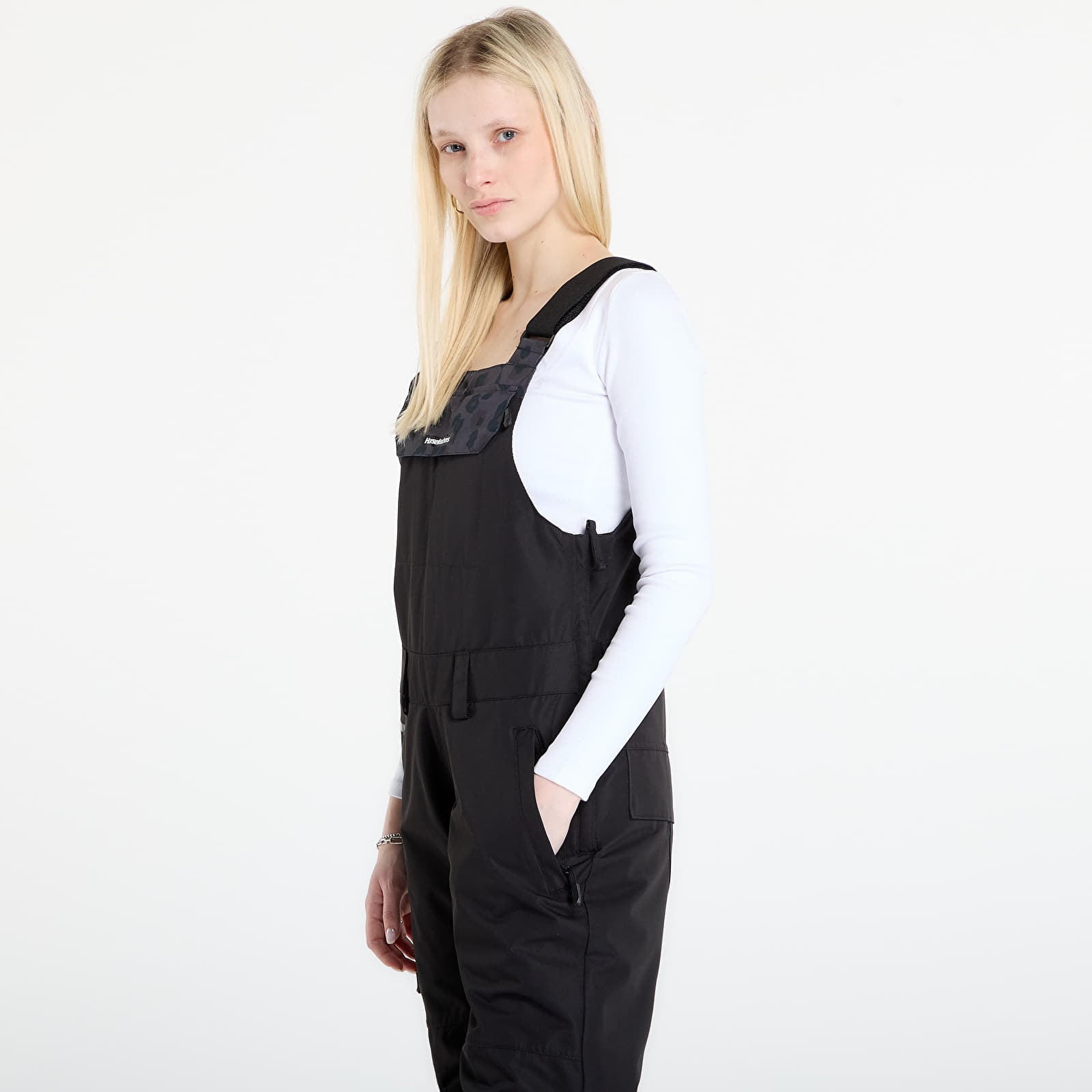 Ženske hlače Horsefeathers Tilda Pants Black/ Floral Cheetah