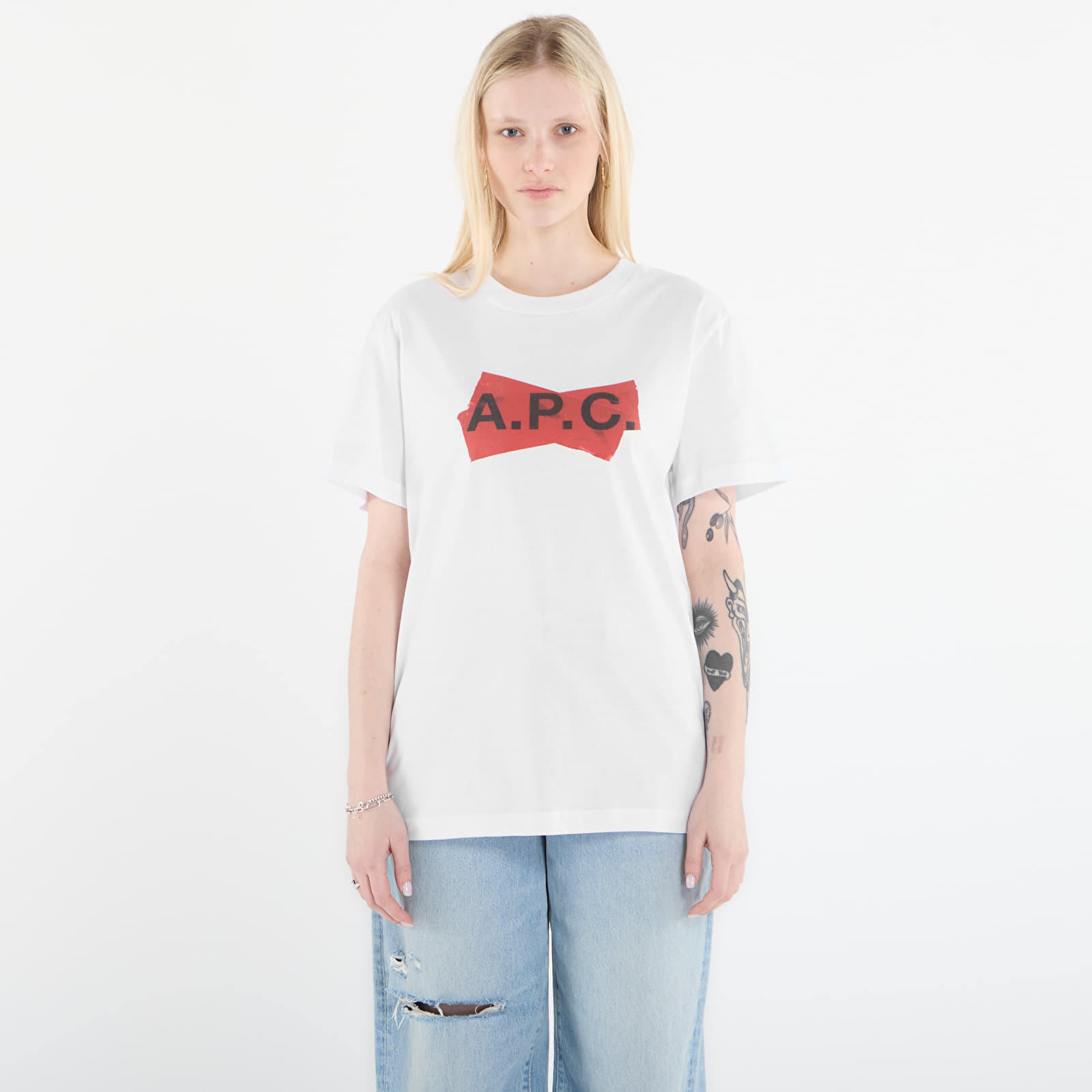 Футболки A.P.C. Scotch Rouge T-Shirt UNISEX White