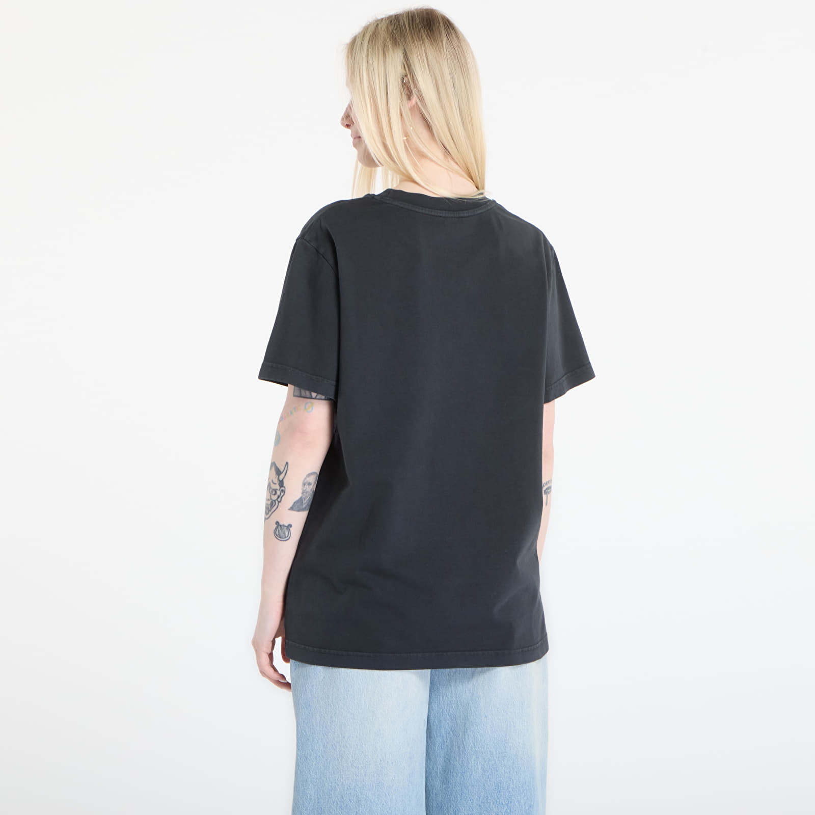 Футболки A.P.C. Standard Brodé Rayé T-Shirt UNISEX Faded Indigo/ Ecru