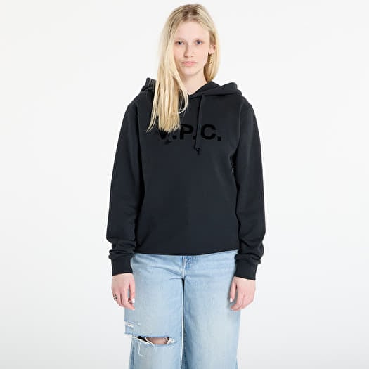 Džemperis A.P.C. Standard Hoodie With Large Vpc UNISEX Faded Indigo/ Ecru