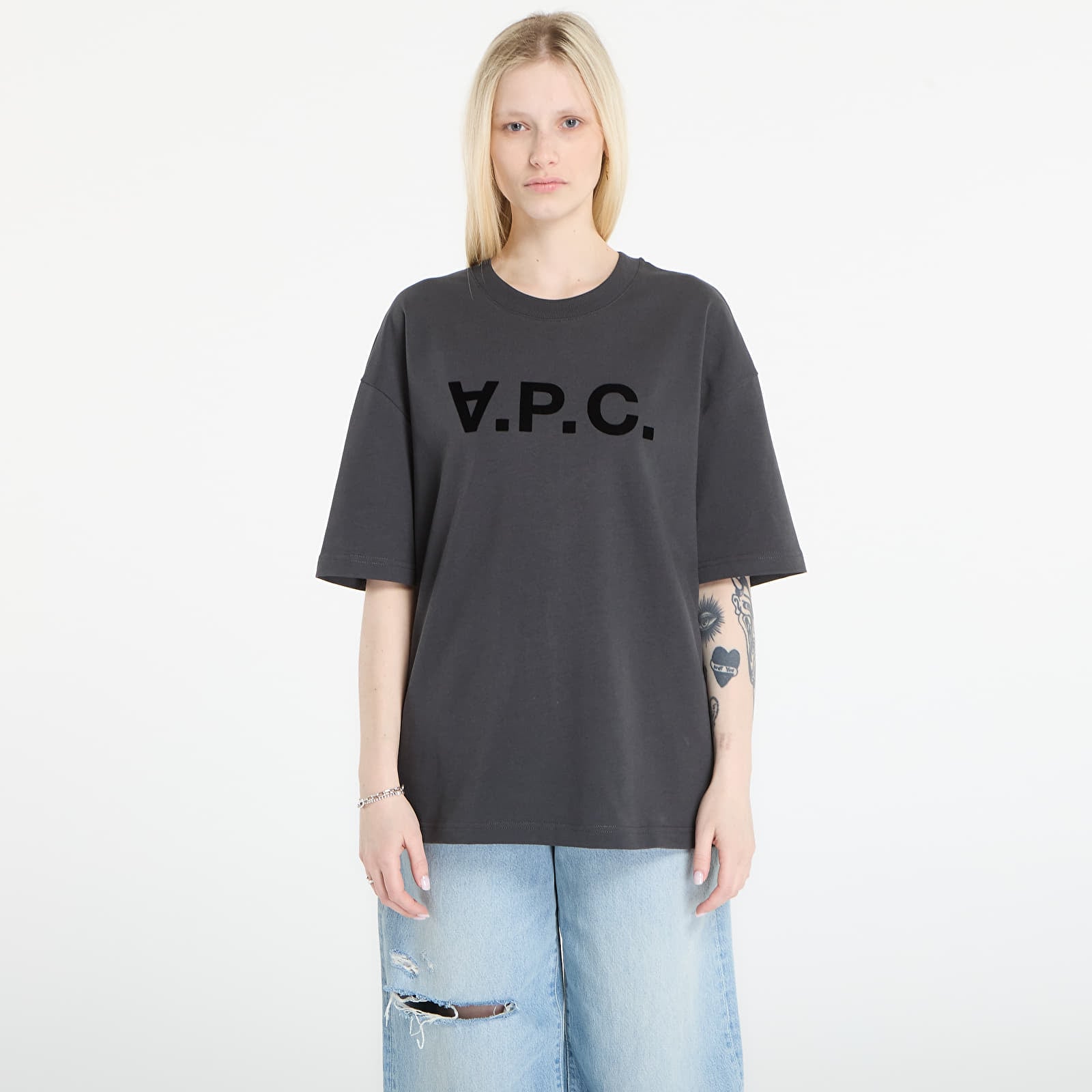 T-shirts A.P.C. Logo-Detail T-Shirt UNISEX Ecru