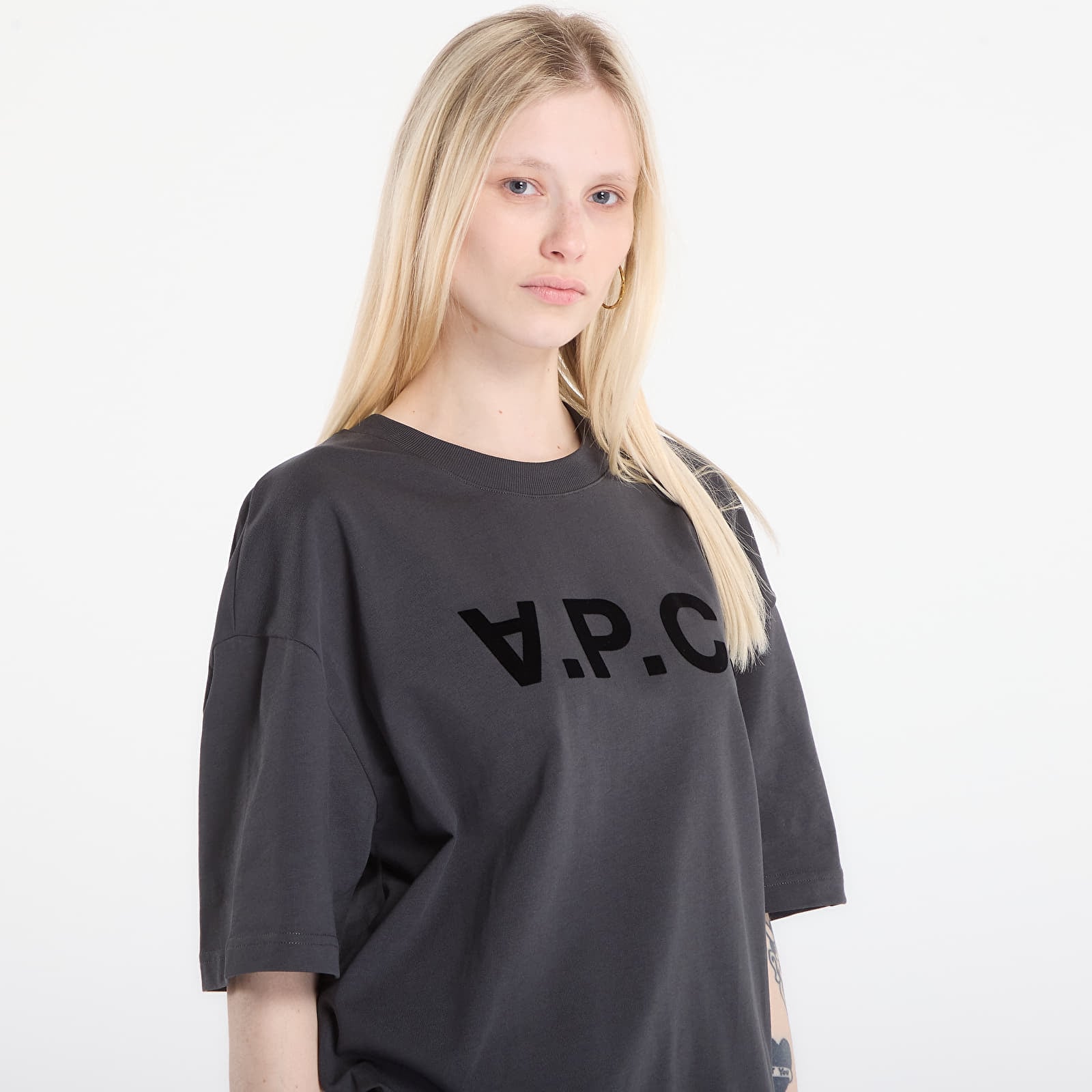 T-shirts A.P.C. Logo-Detail T-Shirt UNISEX Ecru