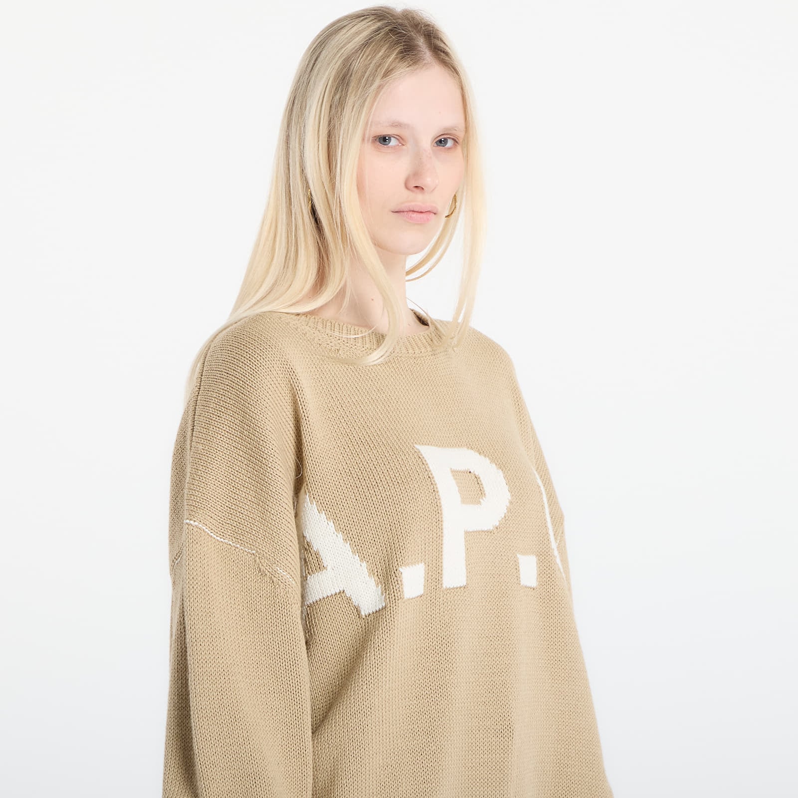 Pullover A.P.C. Logo Jumper UNISEX  Beige