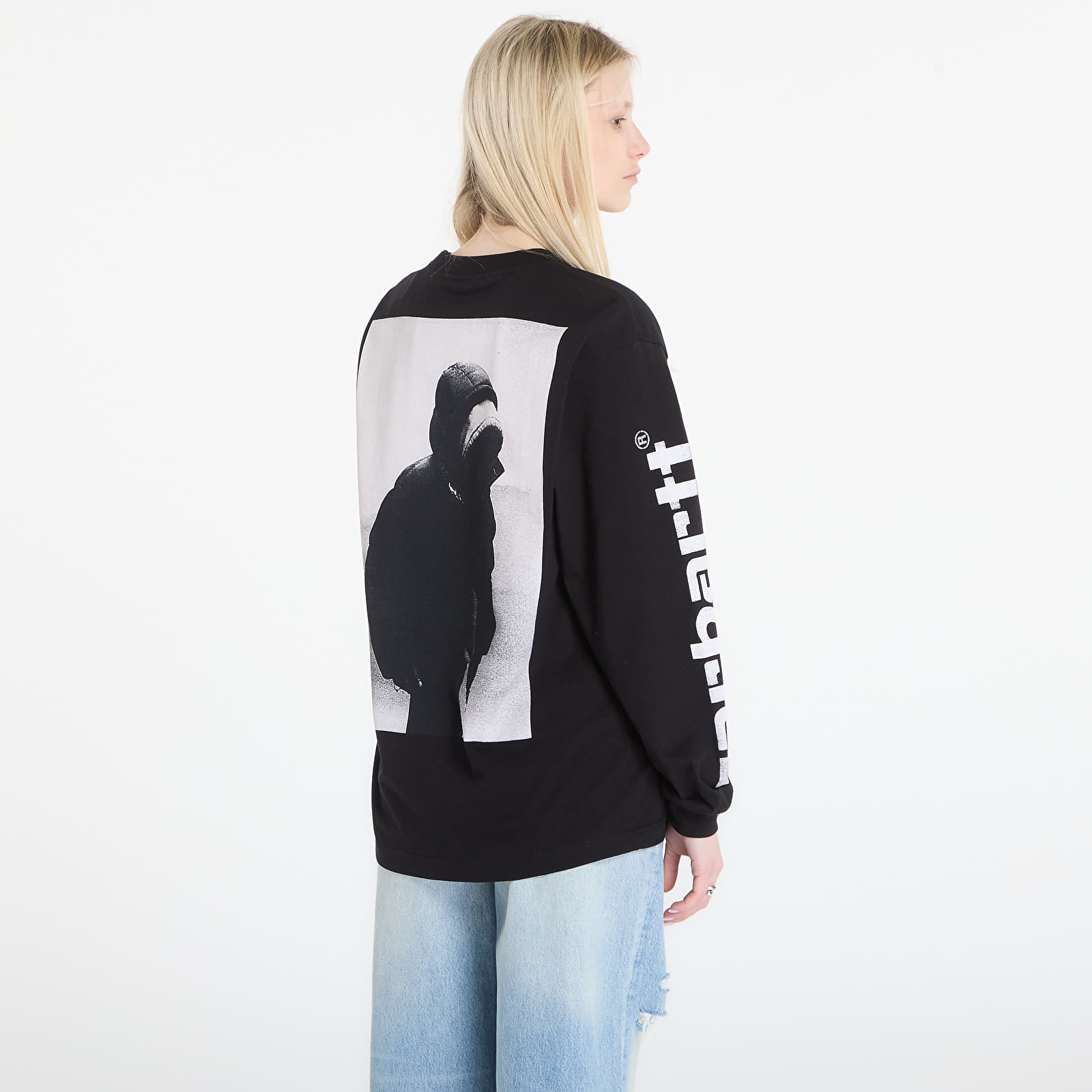   Μπλούζες Carhartt WIP L/S Archive Script T-Shirt UNISEX Black