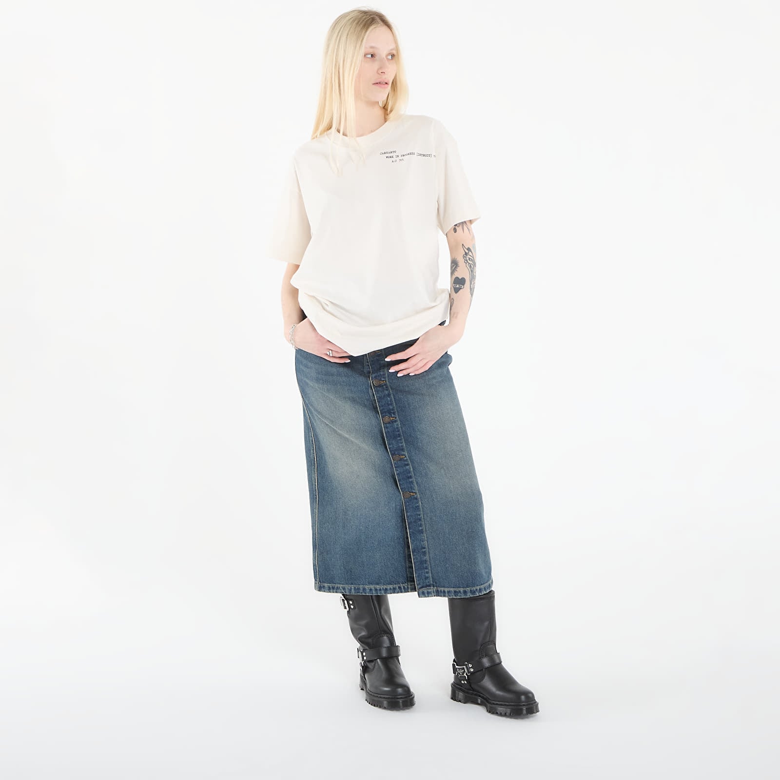 T-shirts Carhartt WIP S/S Punched T-Shirt UNISEX Wax