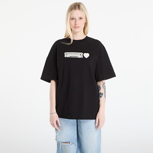 Tričko Carhartt WIP S/S Deconstructed Label T-Shirt UNISEX Black
