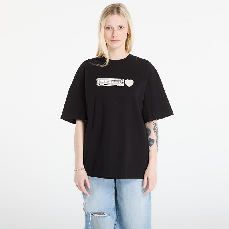 T-shirt Carhartt WIP S/S Deconstructed Label T-Shirt UNISEX Black