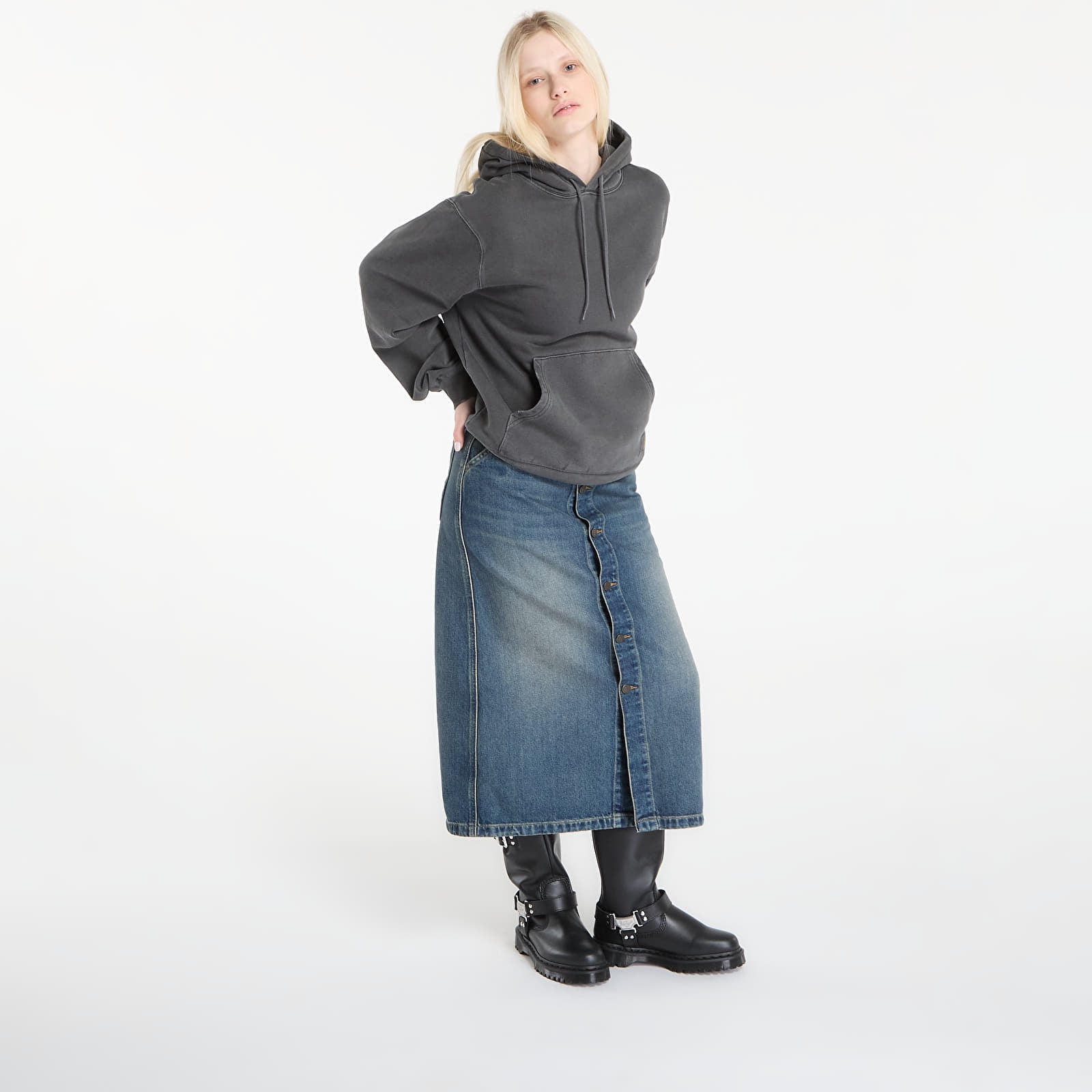 Sweatjacken und Sweatshirts Carhartt WIP Hooded Torion Sweat UNISEX Black