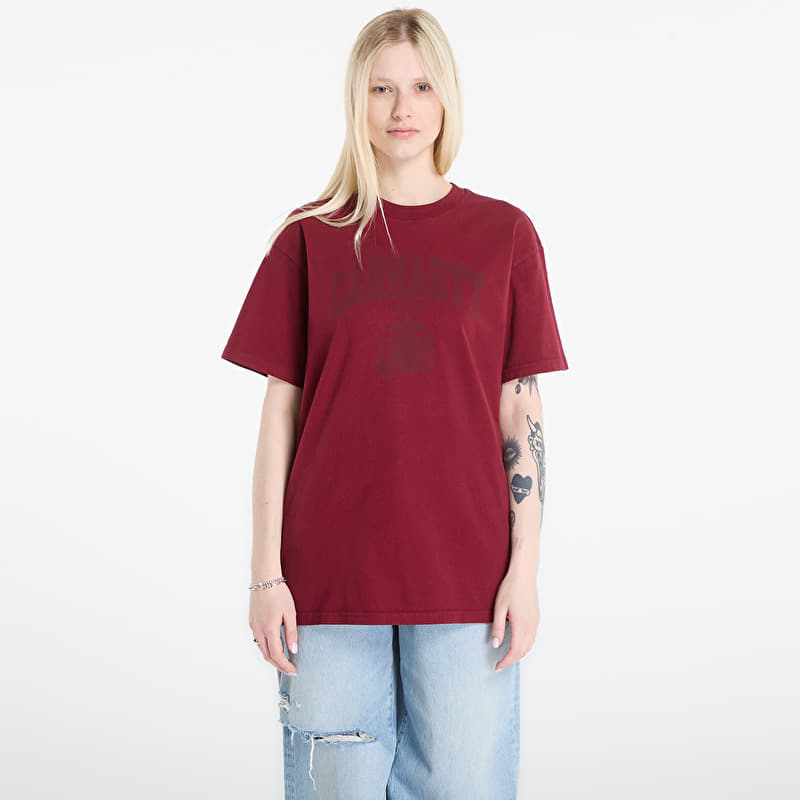 T-shirt Carhartt WIP S/S Faded Pond Corps T-Shirt UNISEX Marsala