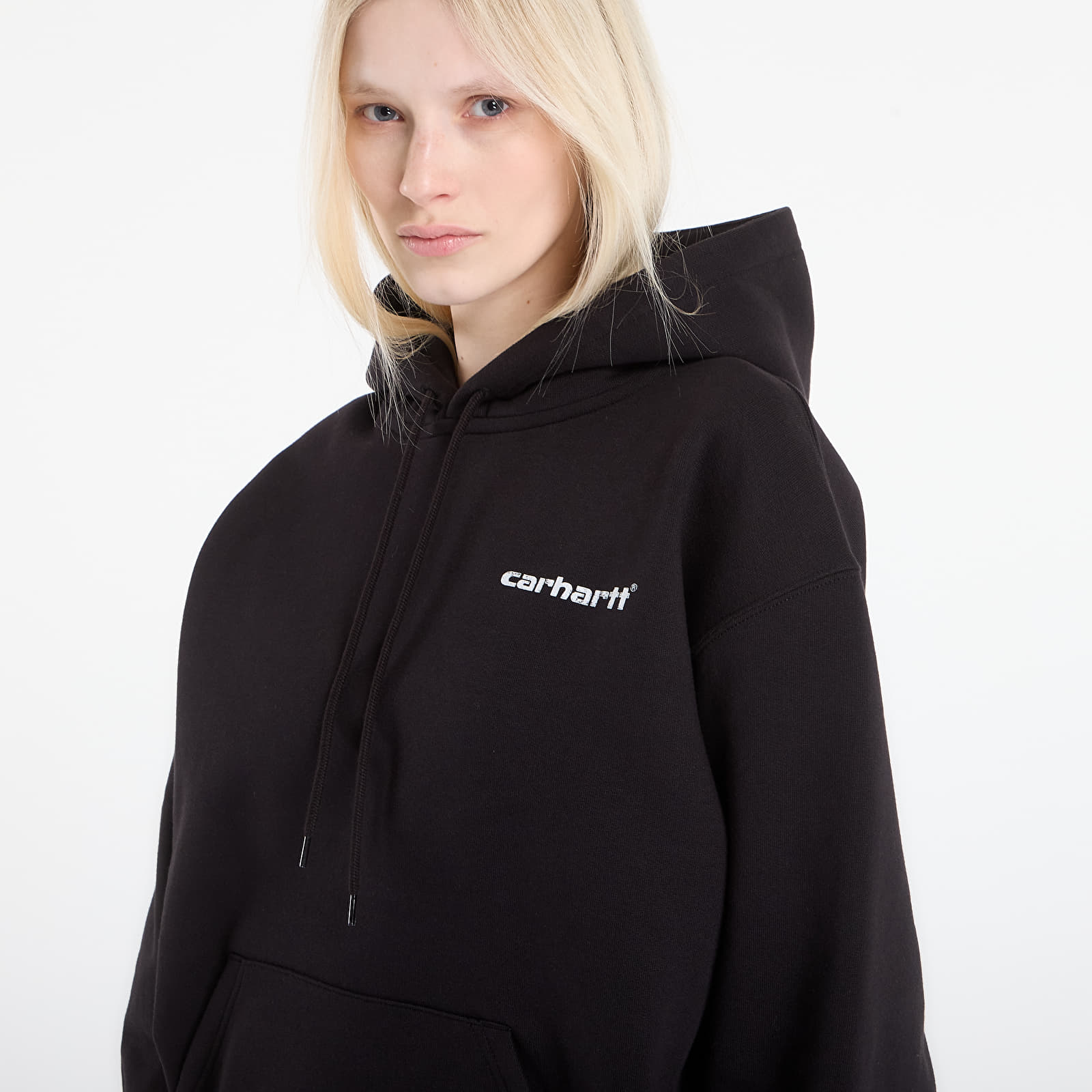 Dukserice Carhartt WIP Hooded Caps Sweat UNISEX Black