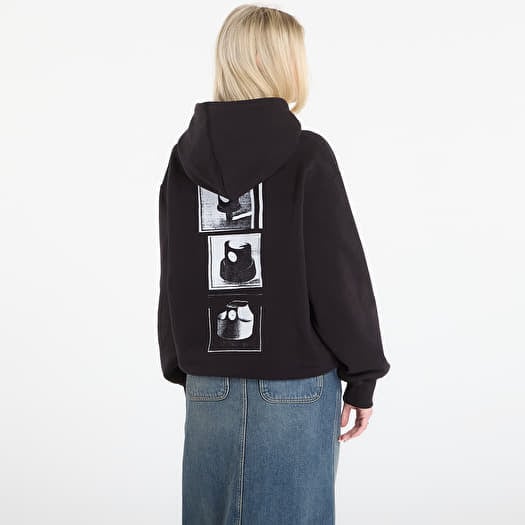 Mikina Carhartt WIP Hooded Caps Sweat UNISEX Black