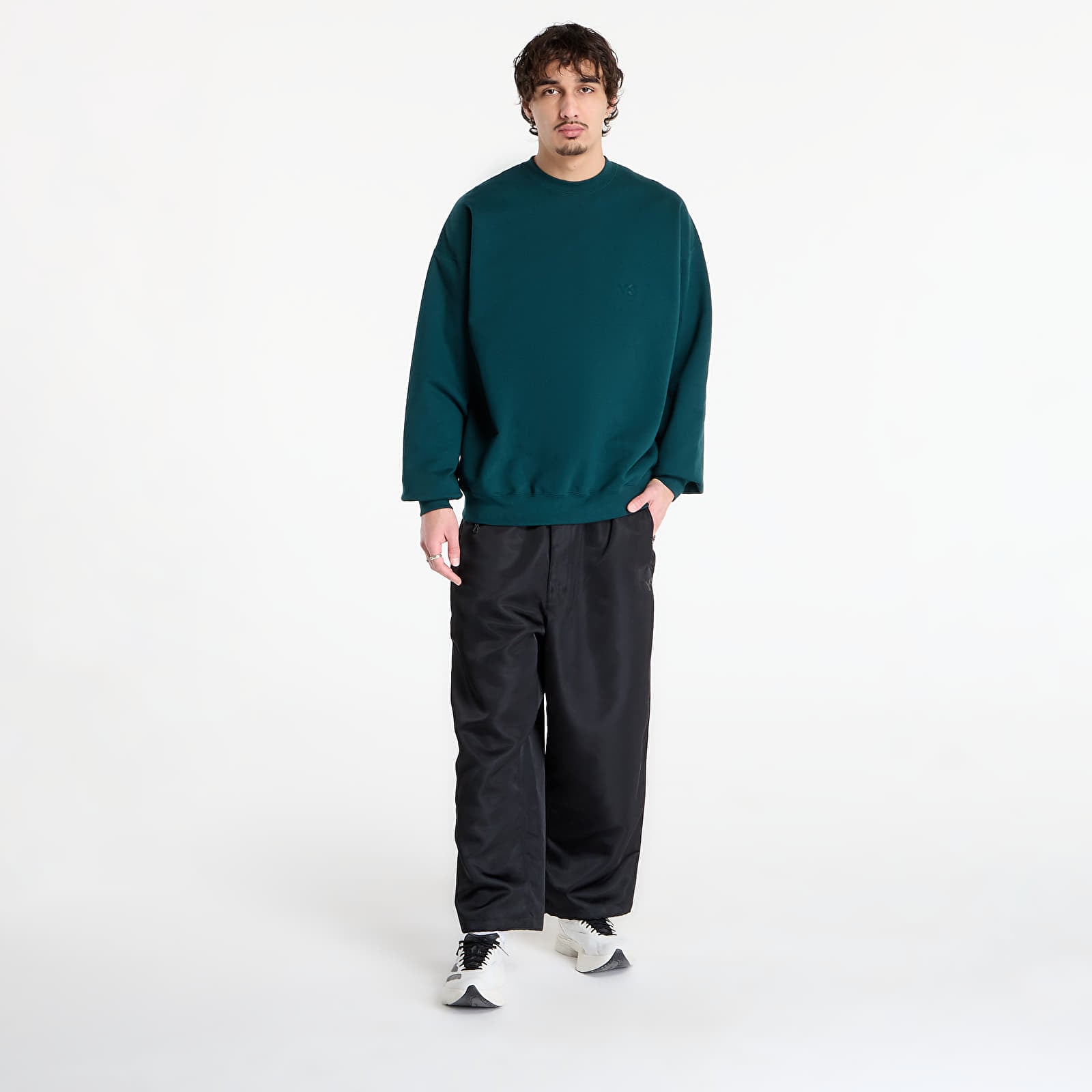 Hoodies and sweatshirts  Y-3 Brushed Terry Crew Sweatshirt Aurora Ivy