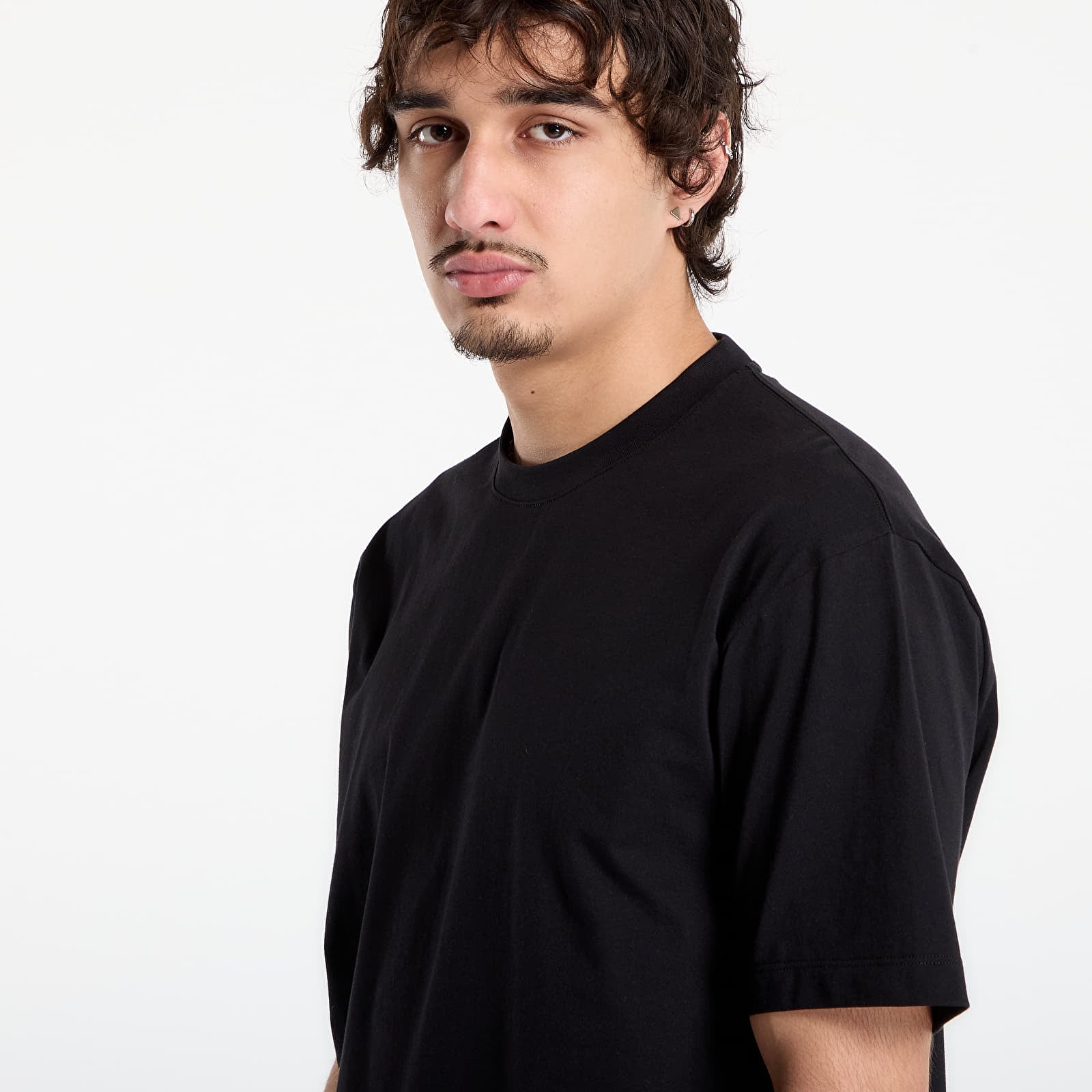 Tričká Y-3 Brushed Terry Crew Sweatshirt Light Brown