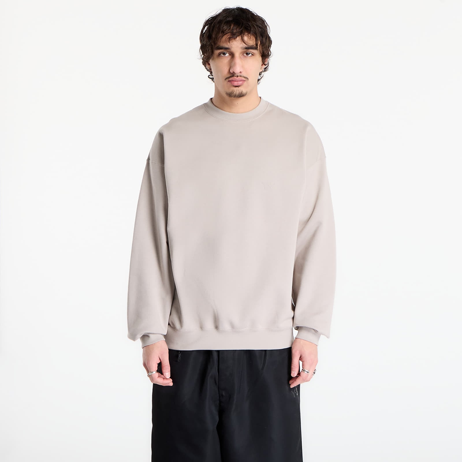 Hoodies and sweatshirts  Y-3 Brushed Terry Crew Sweatshirt Light Brown