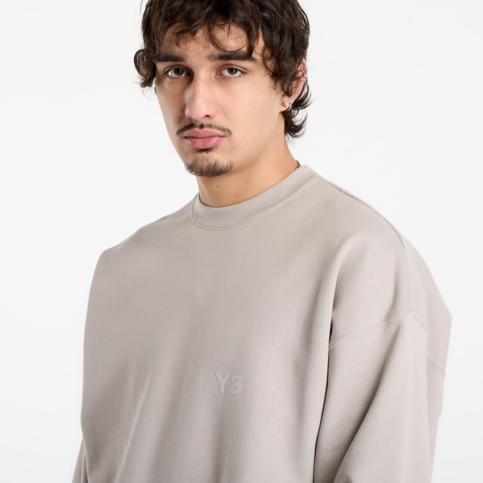 Hoodies and sweatshirts  Y-3 Brushed Terry Crew Sweatshirt Light Brown